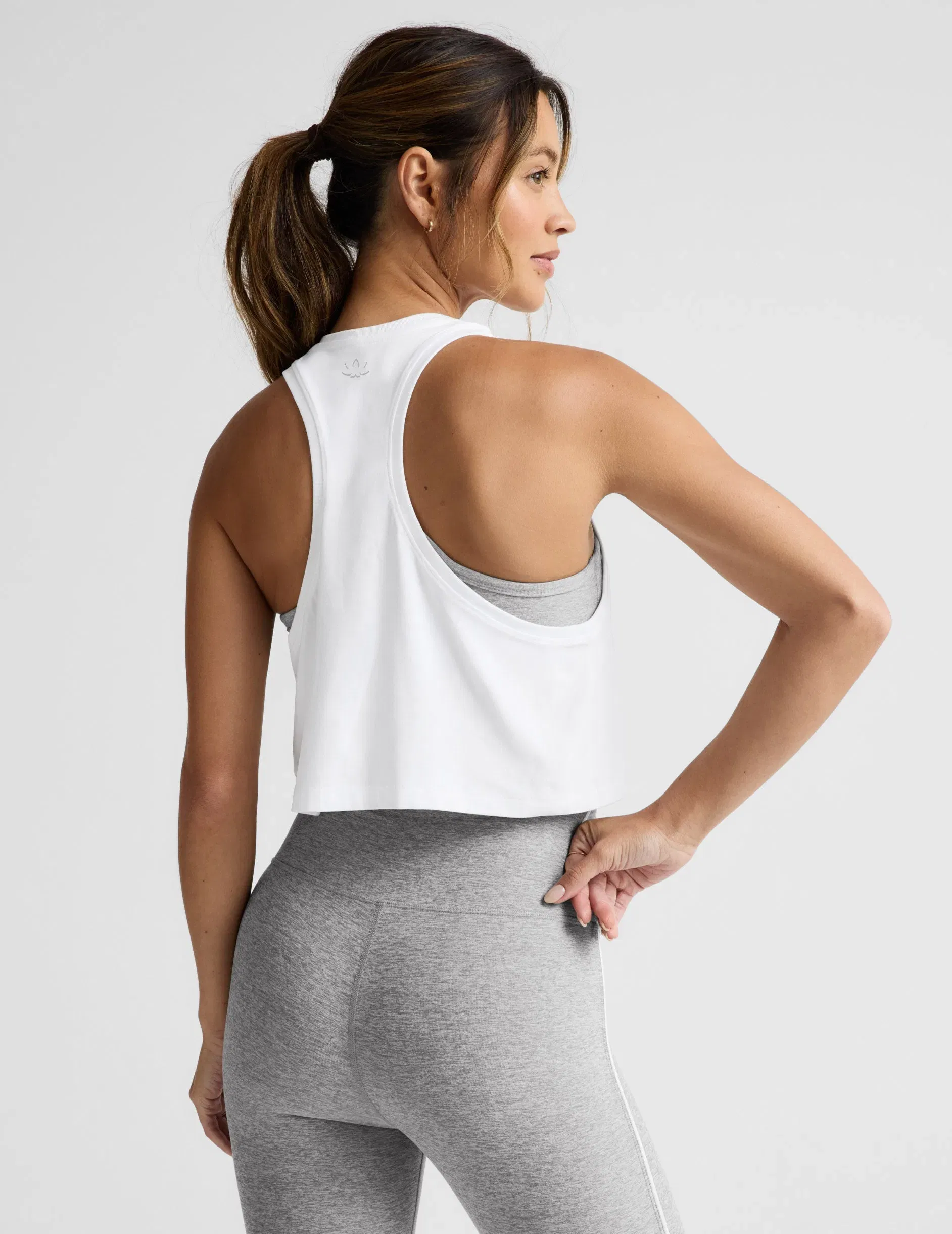Beyond Yoga Featherweight Rebalance Racerback Cropped Tank Women's