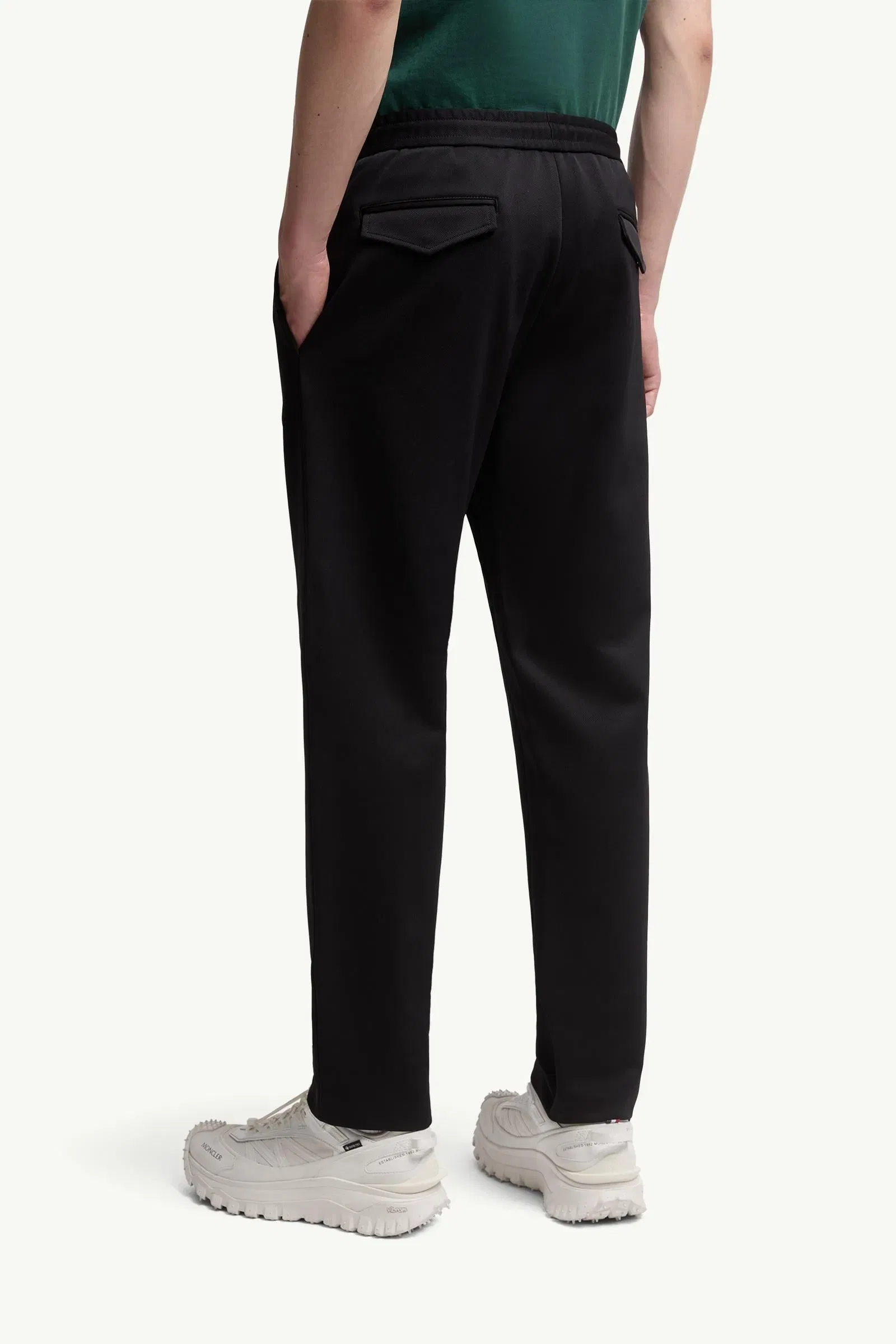 Moncler Logo Jogging Trousers Black Black