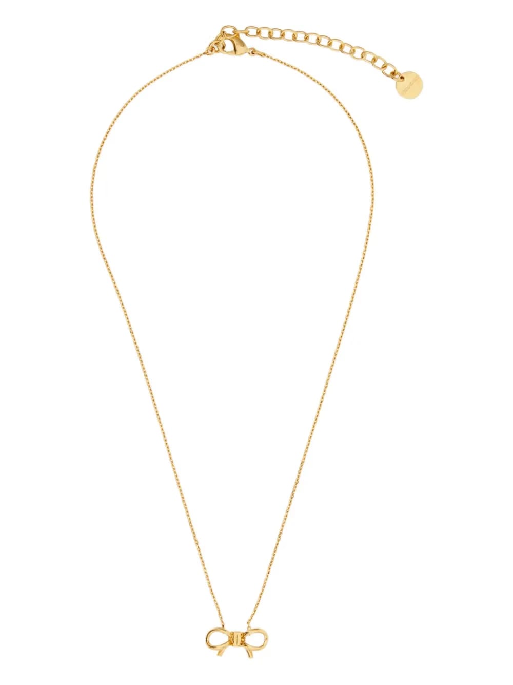 bow-pendant necklace