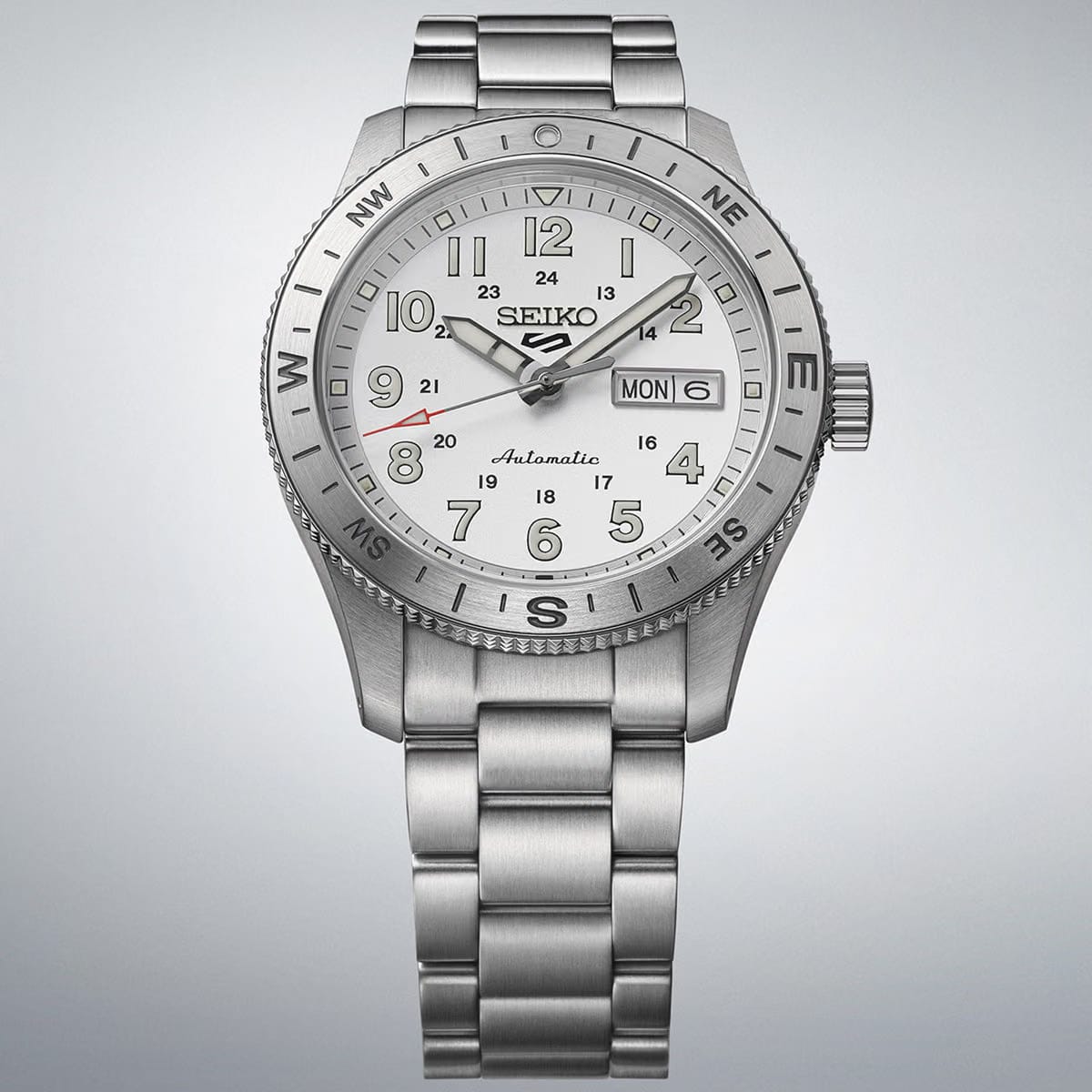 Seiko 5 Sports Field Watch - Silver - HDB007K1