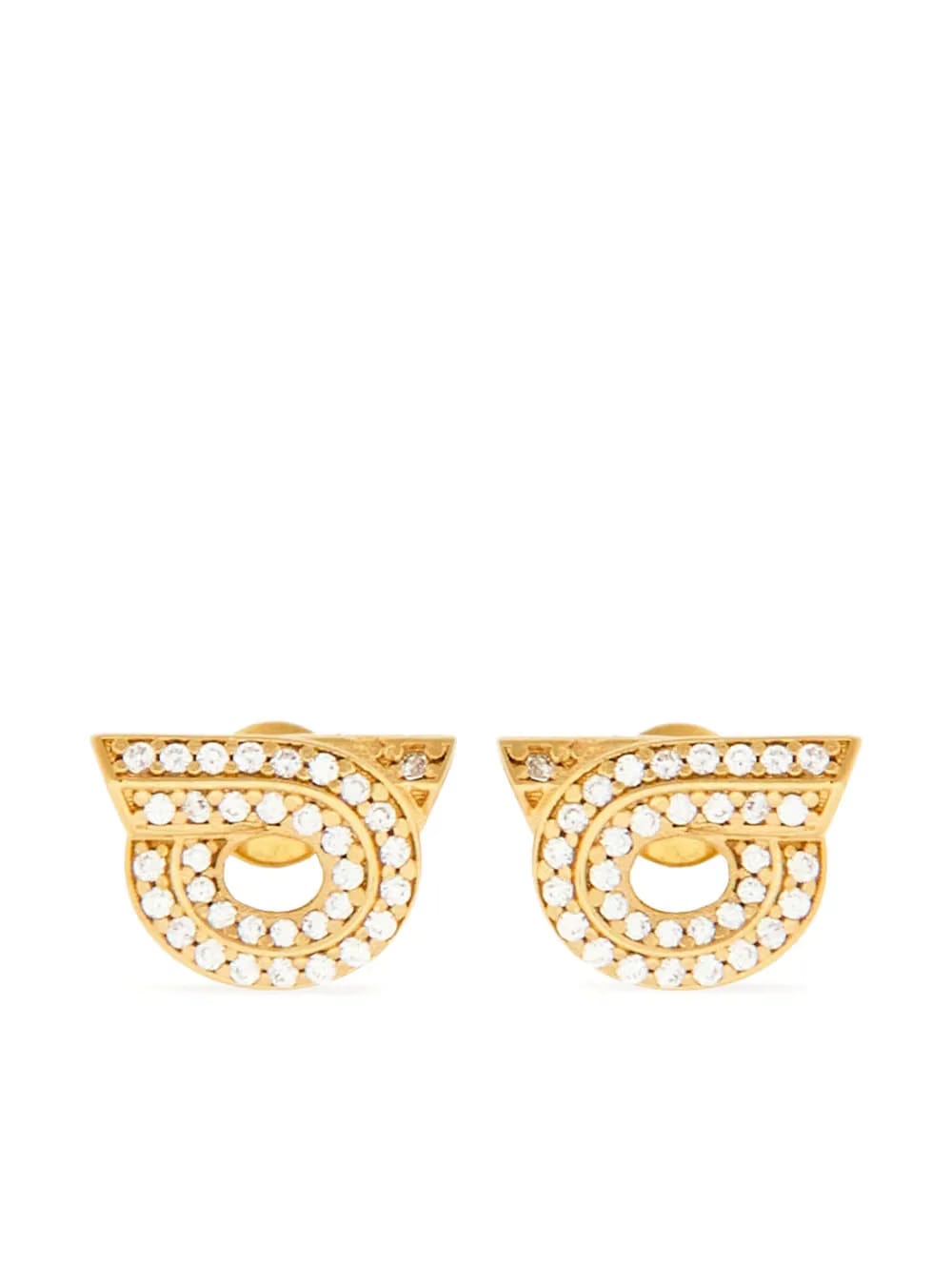 Gancini rhinestone-embellished earrings