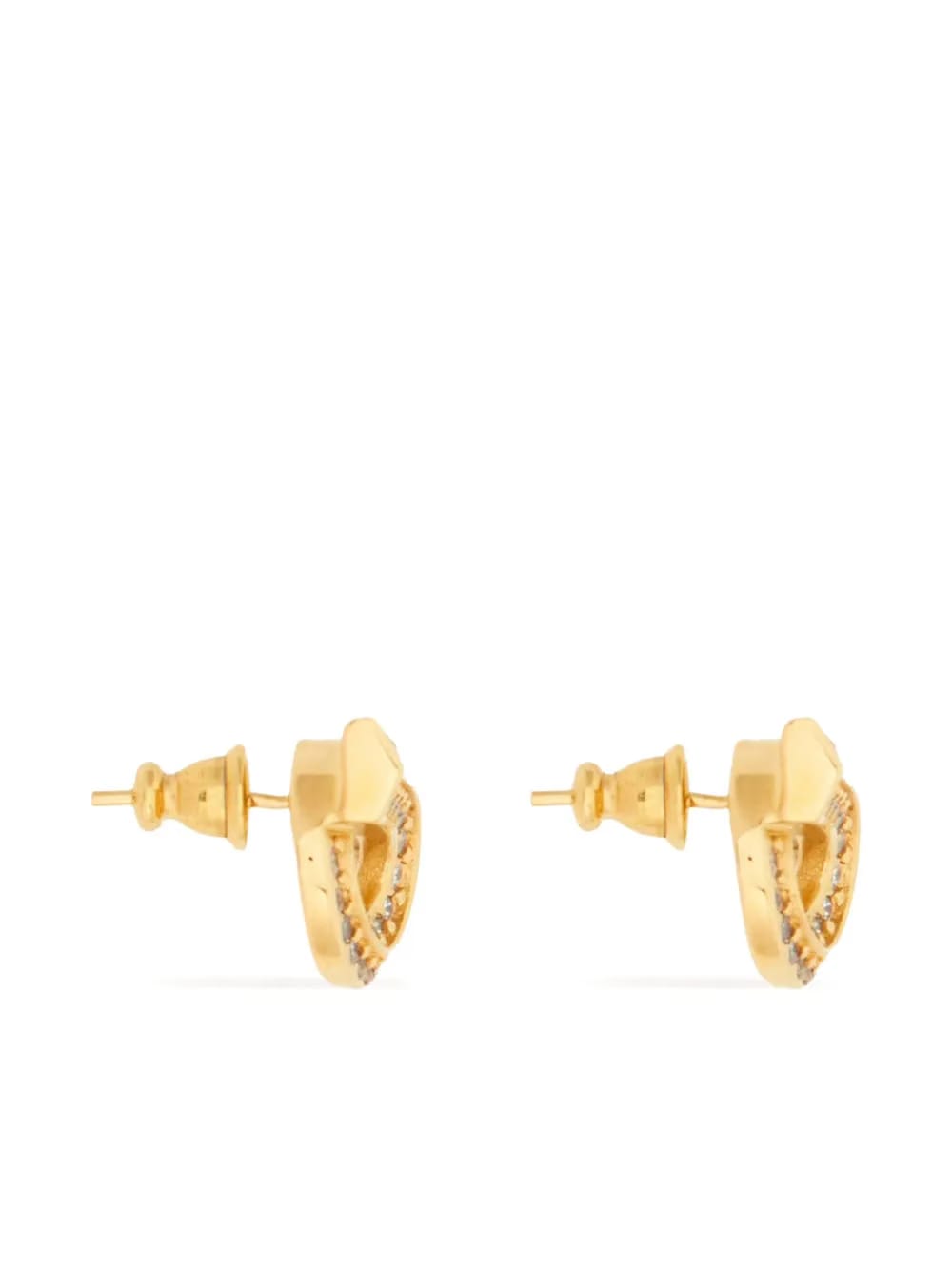 Gancini rhinestone-embellished earrings