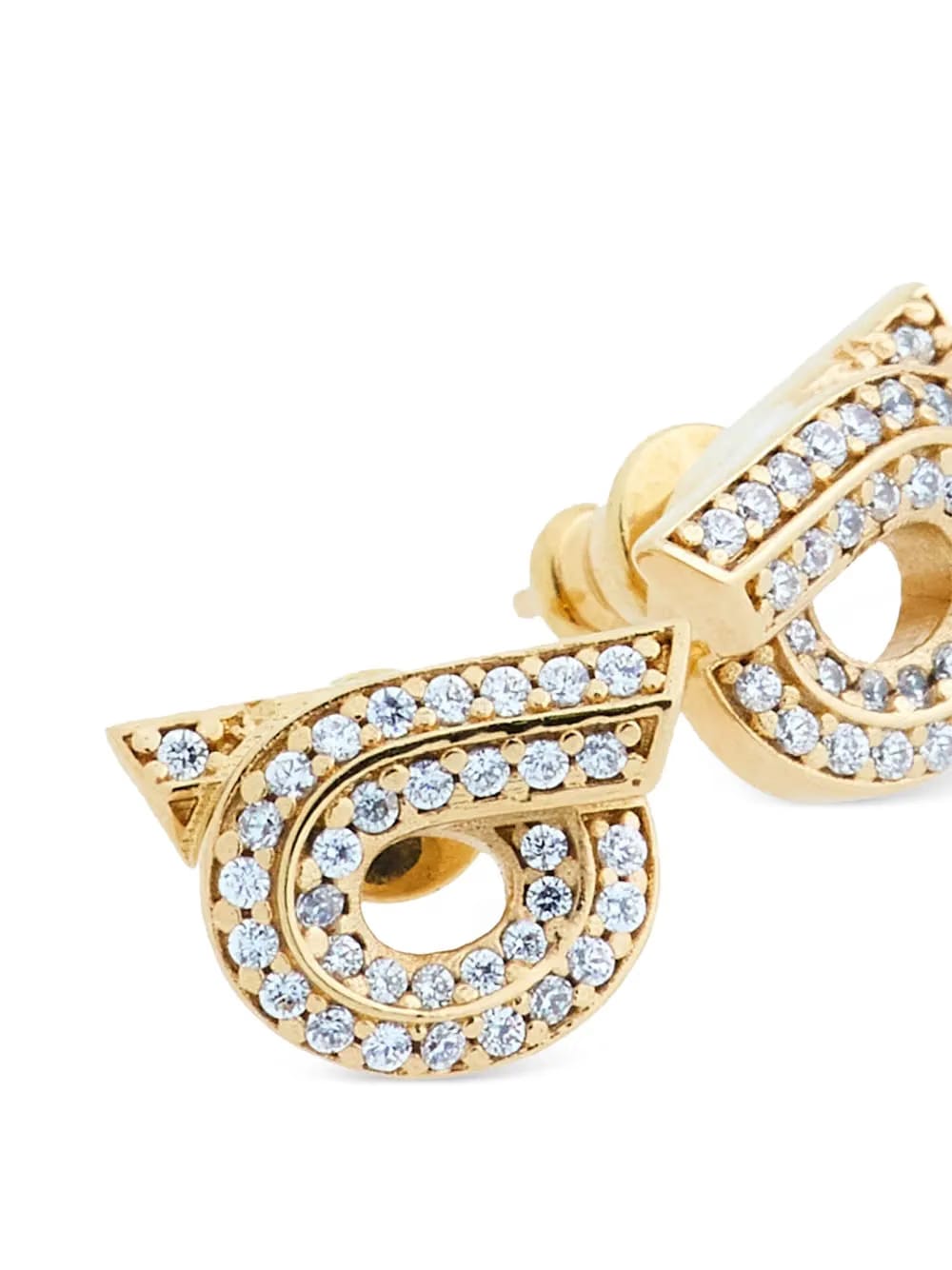Gancini rhinestone-embellished earrings