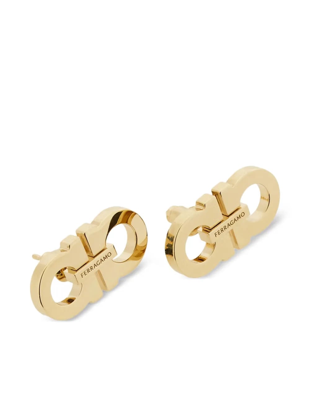 Double Gancini earrings