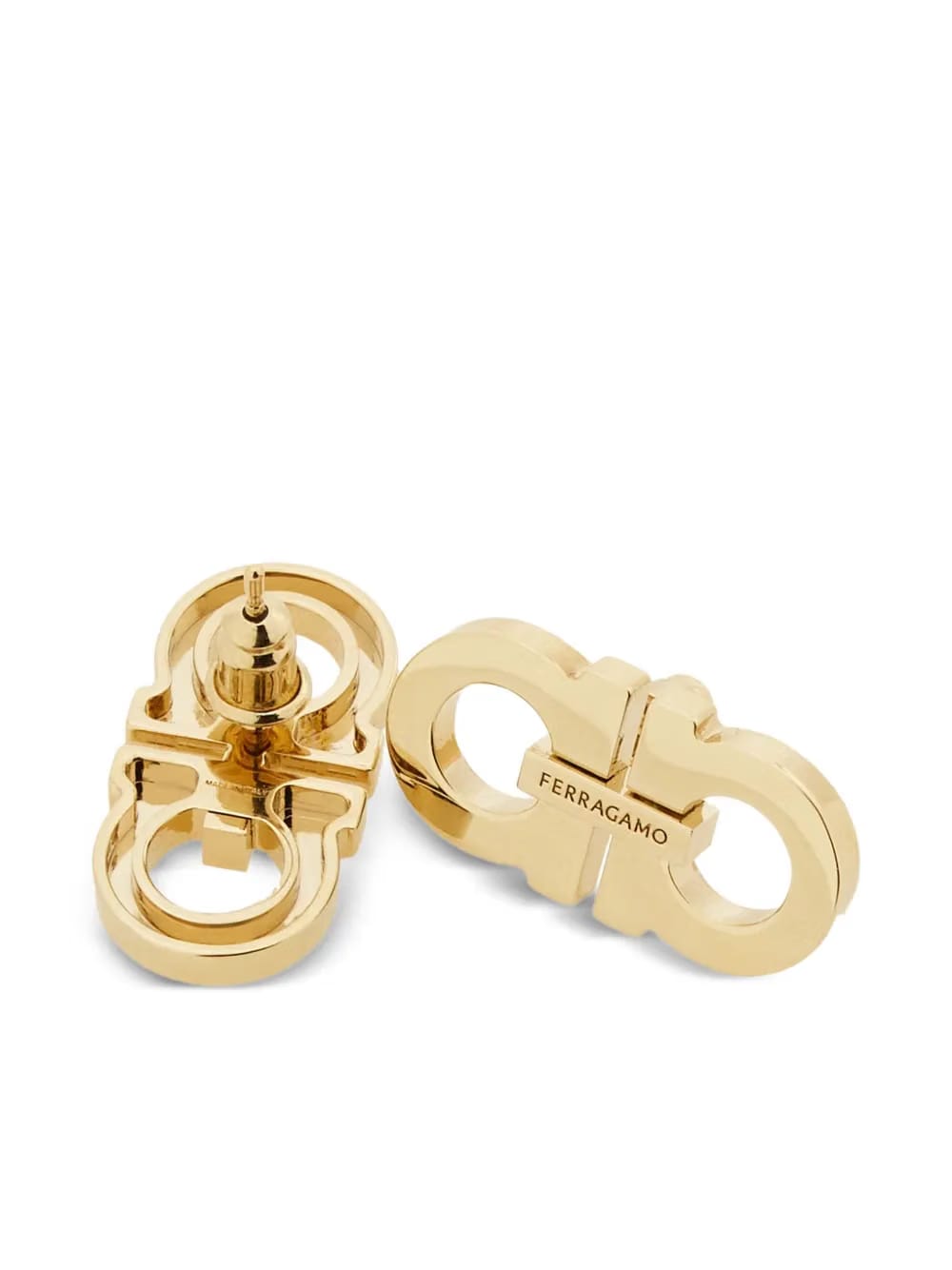 Double Gancini earrings
