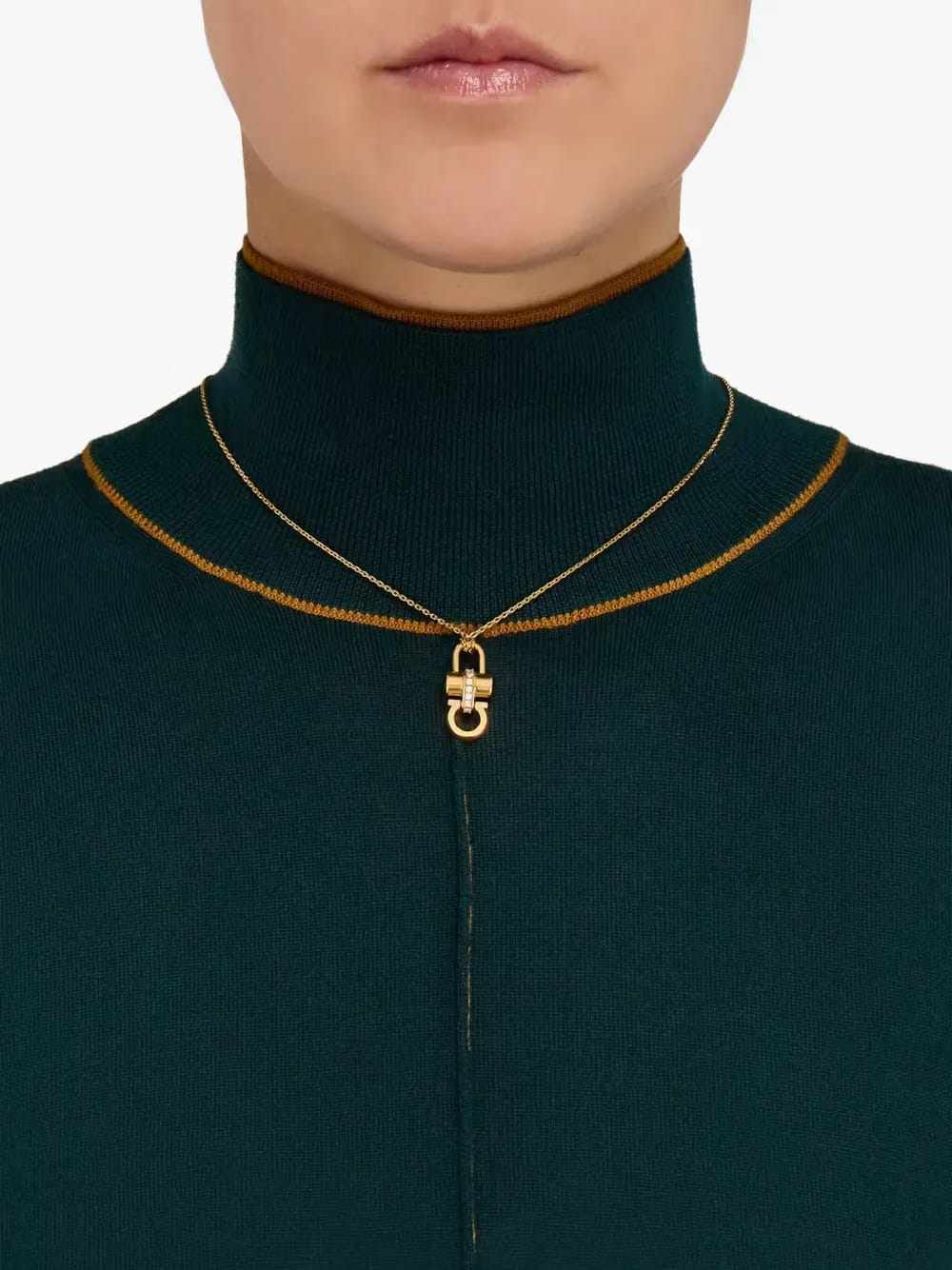 padlock pendant necklace