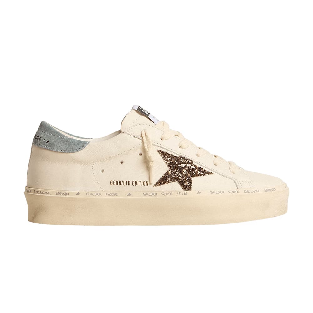 Golden Goose Wmns Hi Star LTD 'White Hazelnut Glitter'