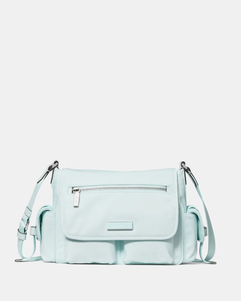 KateSpade Carter Nylon Messenger Cargo Crossbody Bag Crisp Sky
