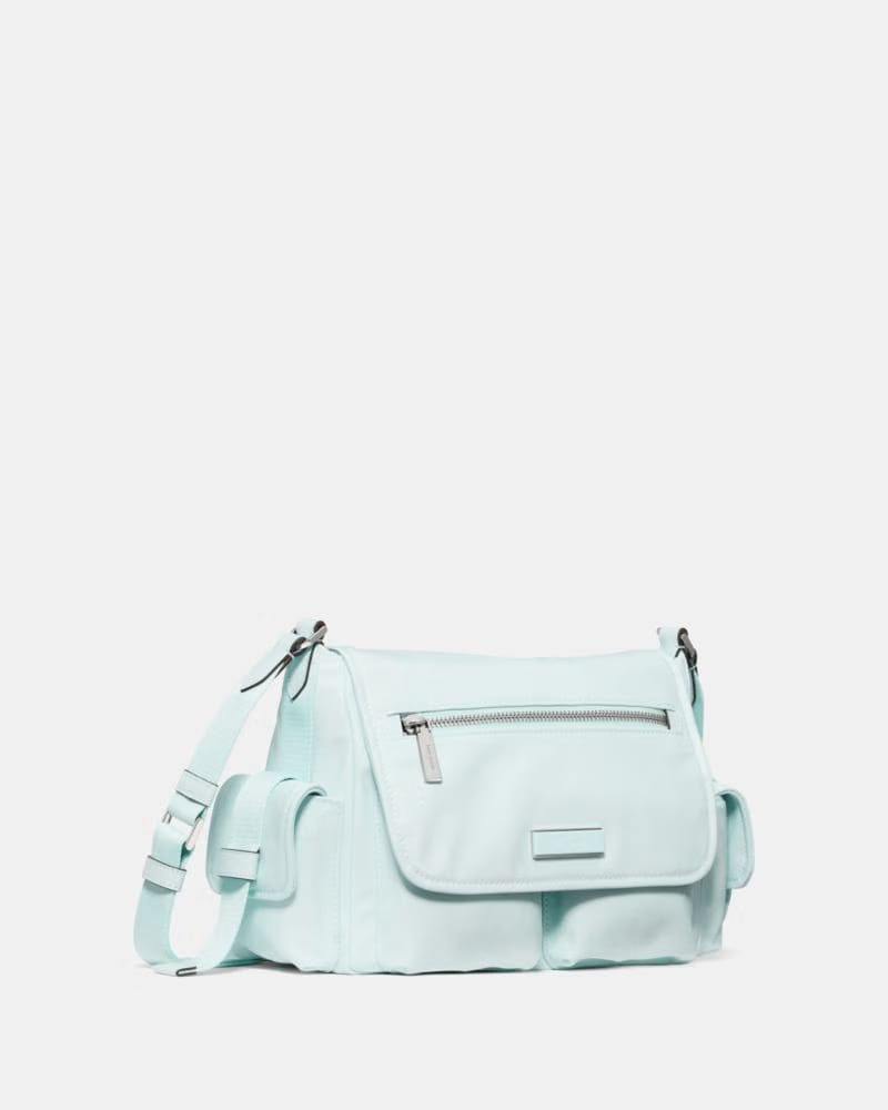 KateSpade Carter Nylon Messenger Cargo Crossbody Bag Crisp Sky