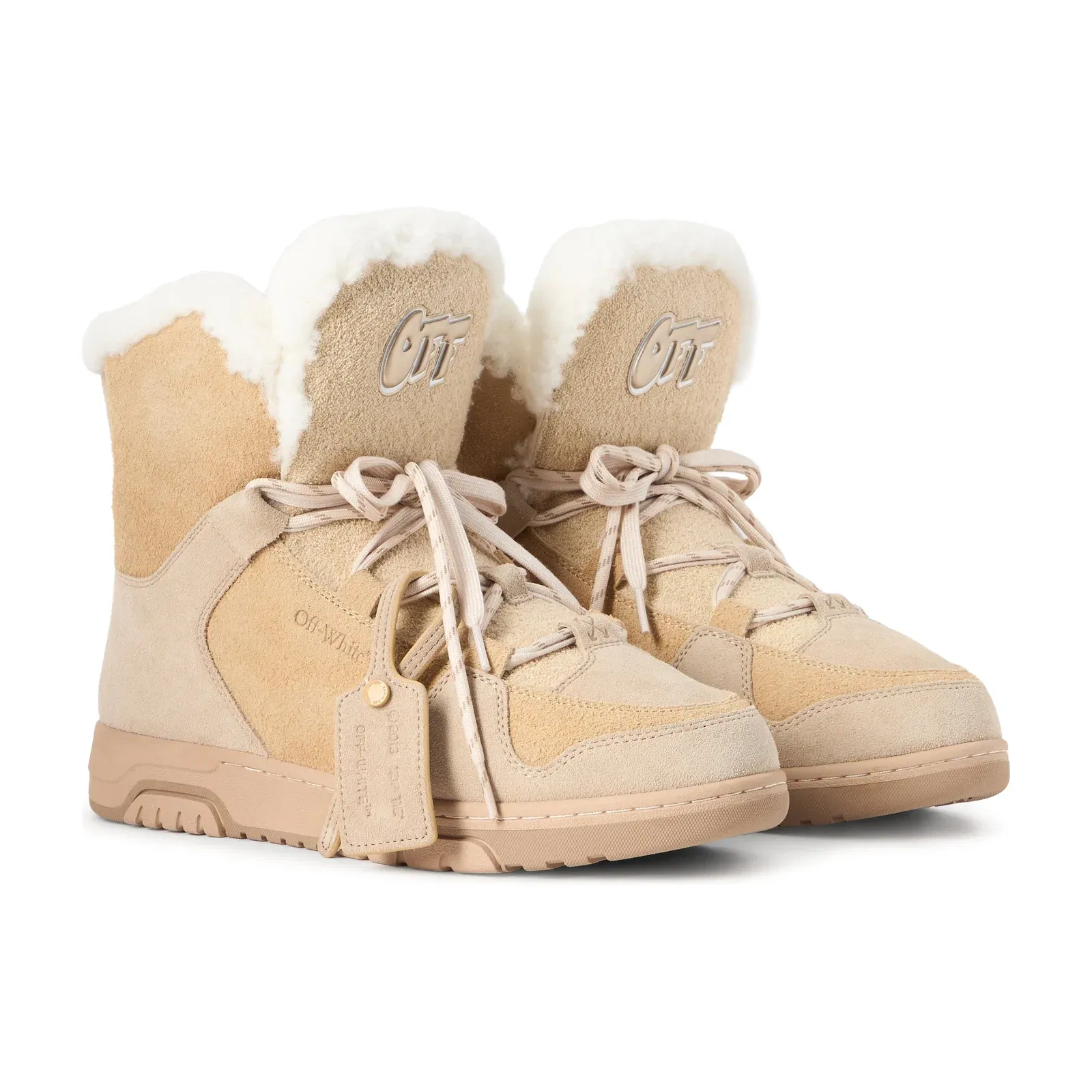 Off-White Winter Boots Beige