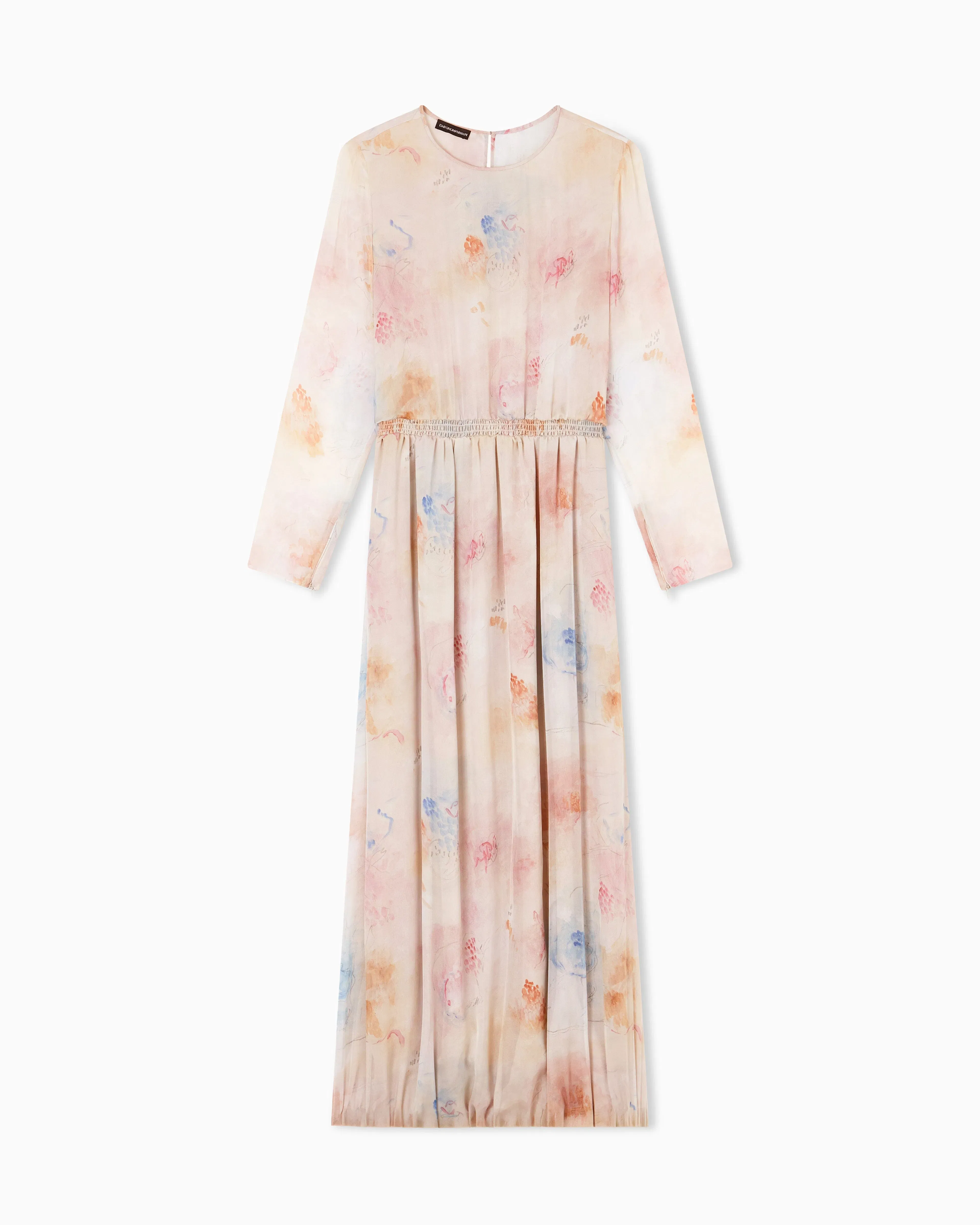 Emporio Armani Silk chiffon dress with blossom print