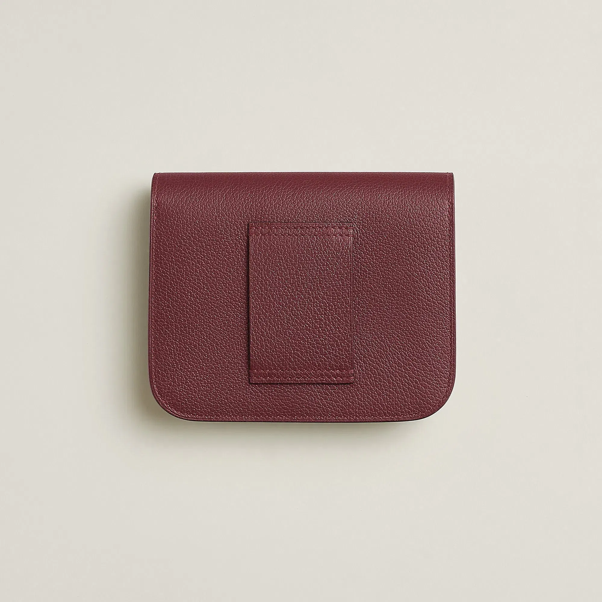 Hermes Constance Slim Wallet Gris Meyer