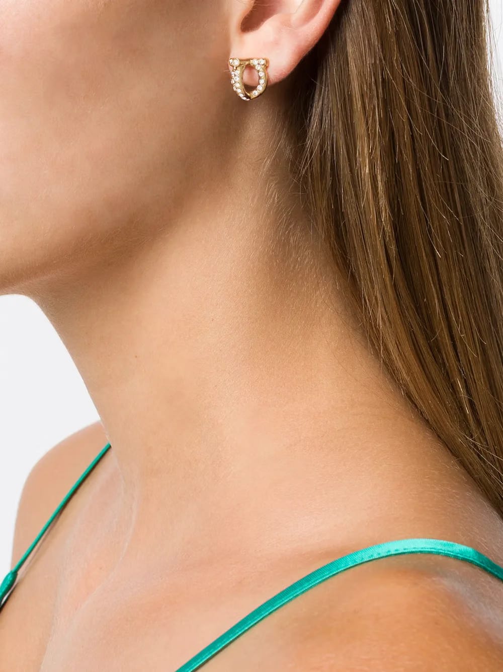 Gancini-motif earrings