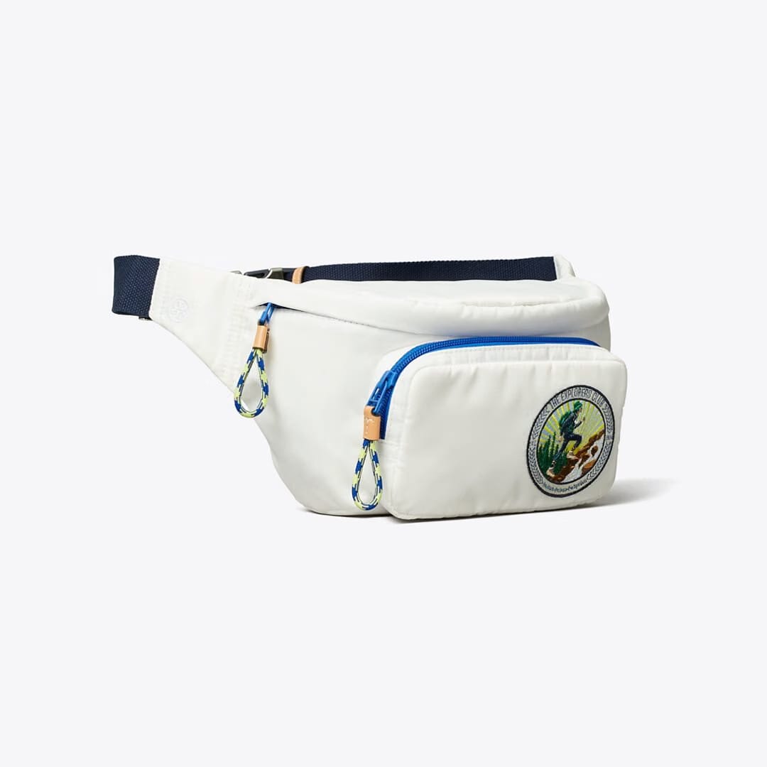 Tory Burch The Explorers Club Belt Bag White
