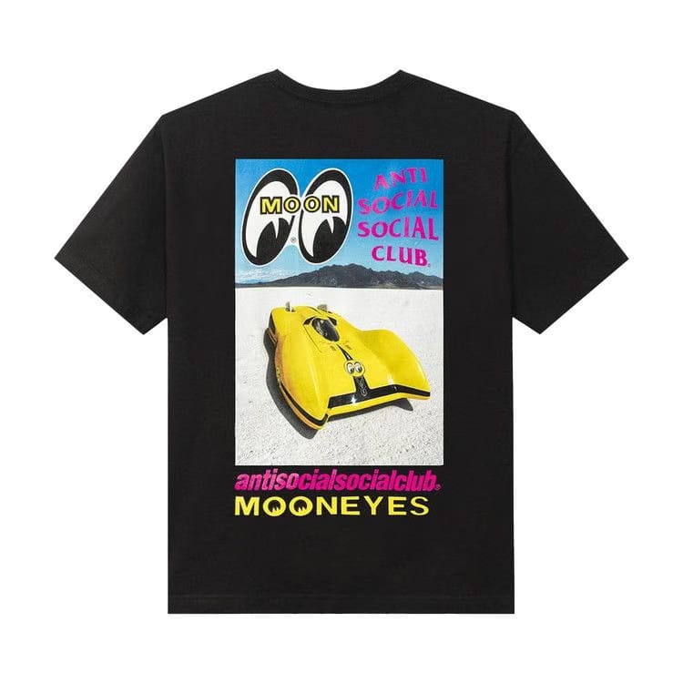 Anti Social Social Club Assc x Mooneyes Flats Photo Black T-Shirt