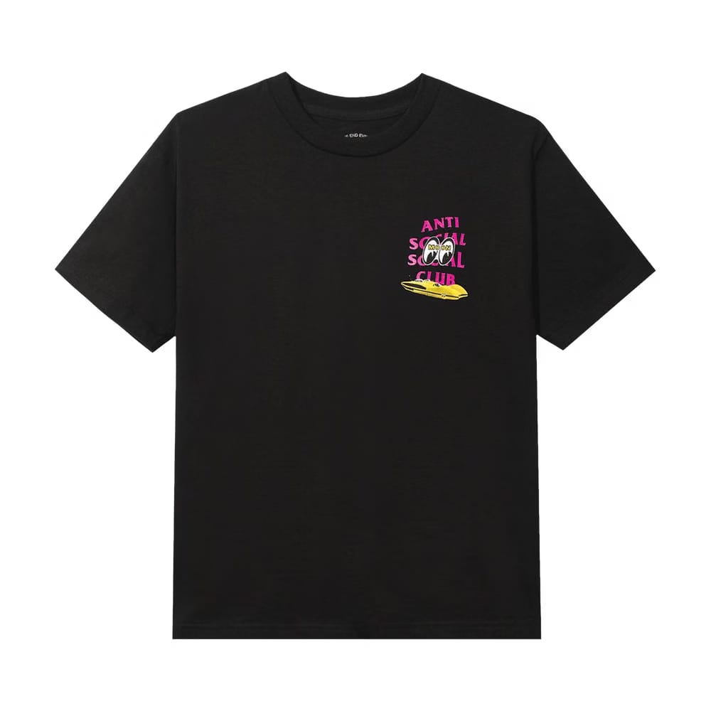 Anti Social Social Club Assc x Mooneyes Flats Photo Black T-Shirt