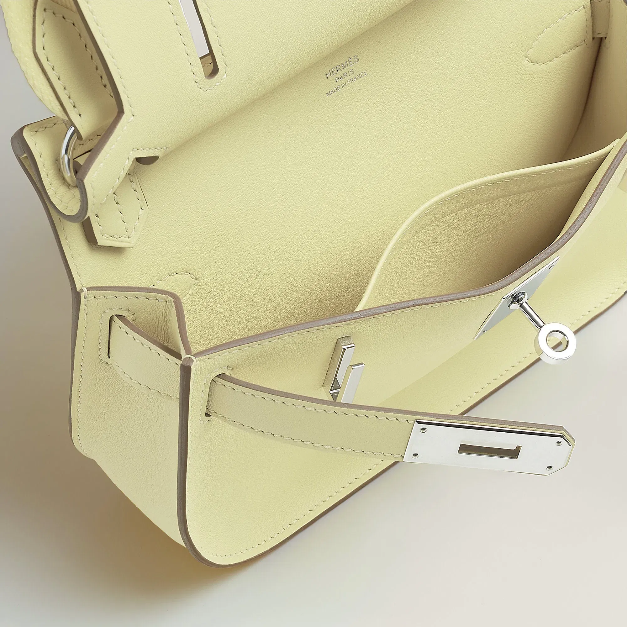 Hermes Jypsiere Mini Bag Gris Ple