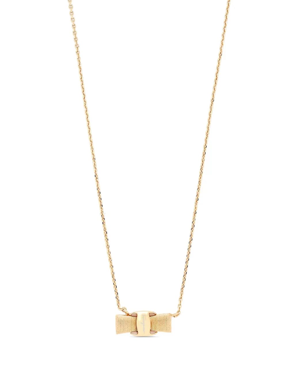 Vera bow-pendant necklace