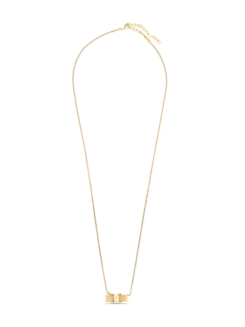 Vera bow-pendant necklace