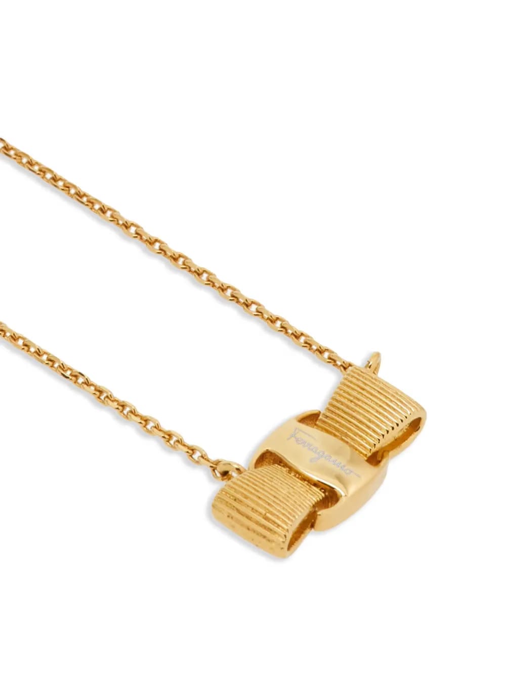 Vera bow-pendant necklace