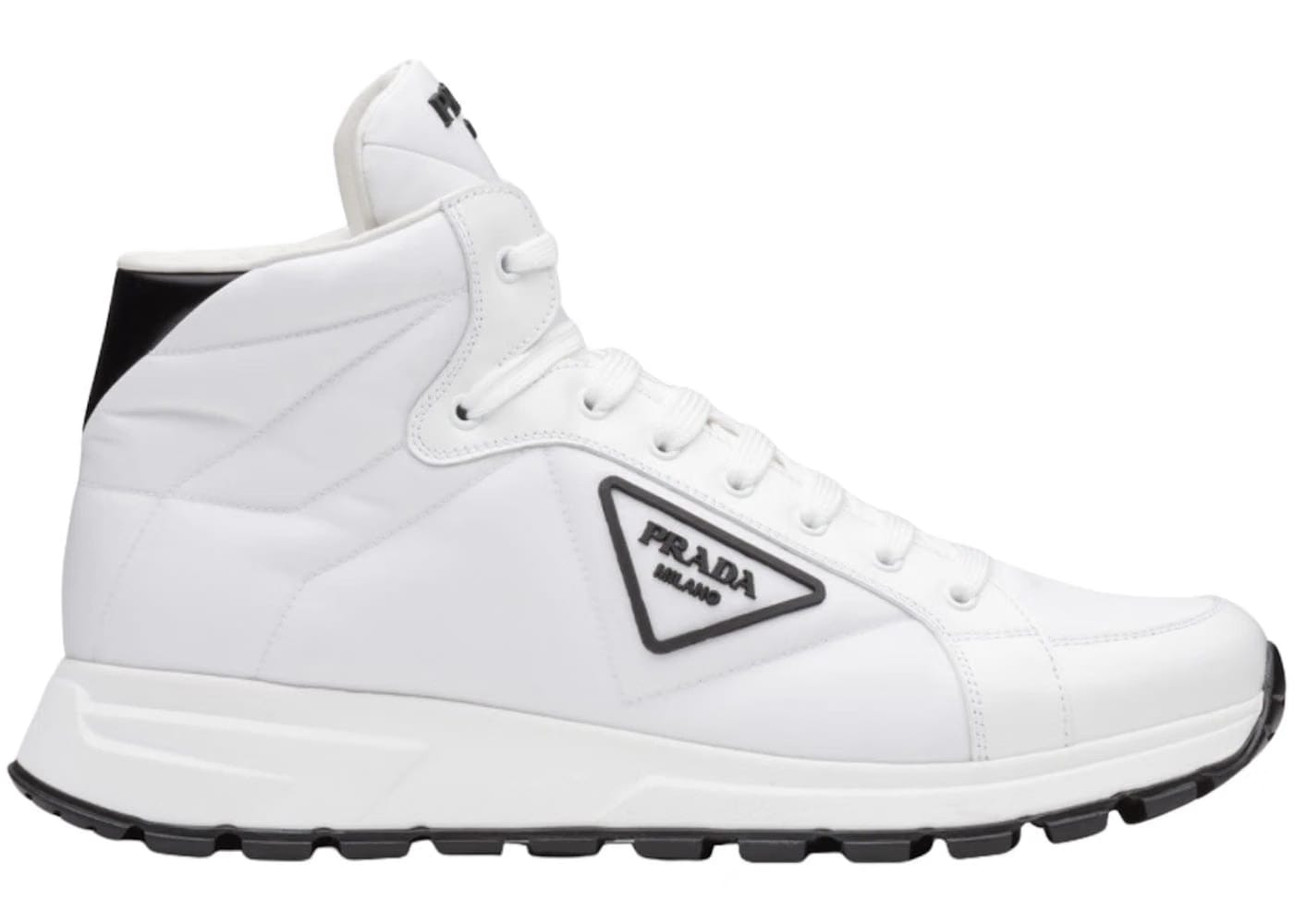 Prada Prax 01 Re-Nylon and Brushed Leather Black