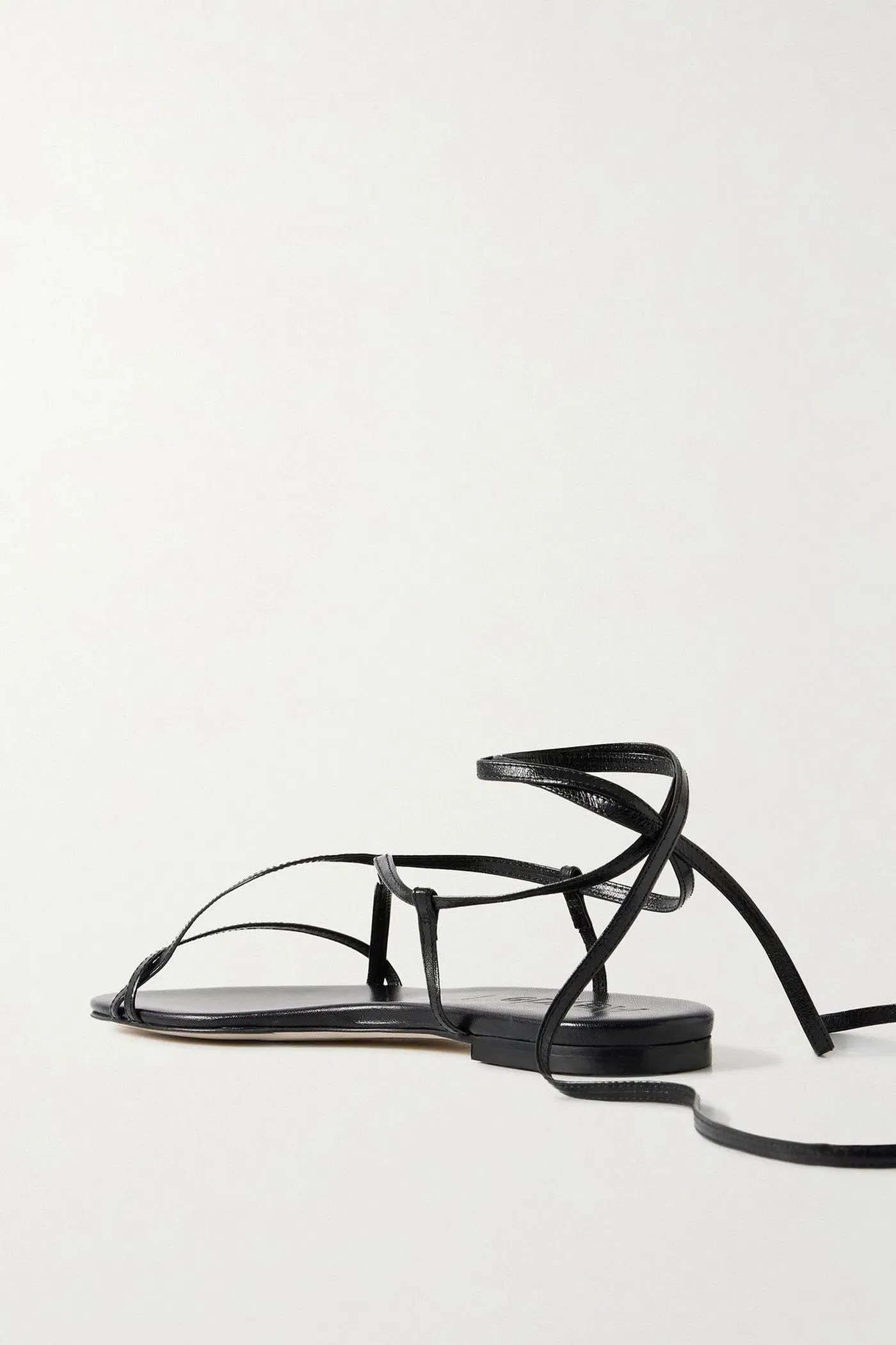 Aeyde Penny Leather Sandals Black Women's