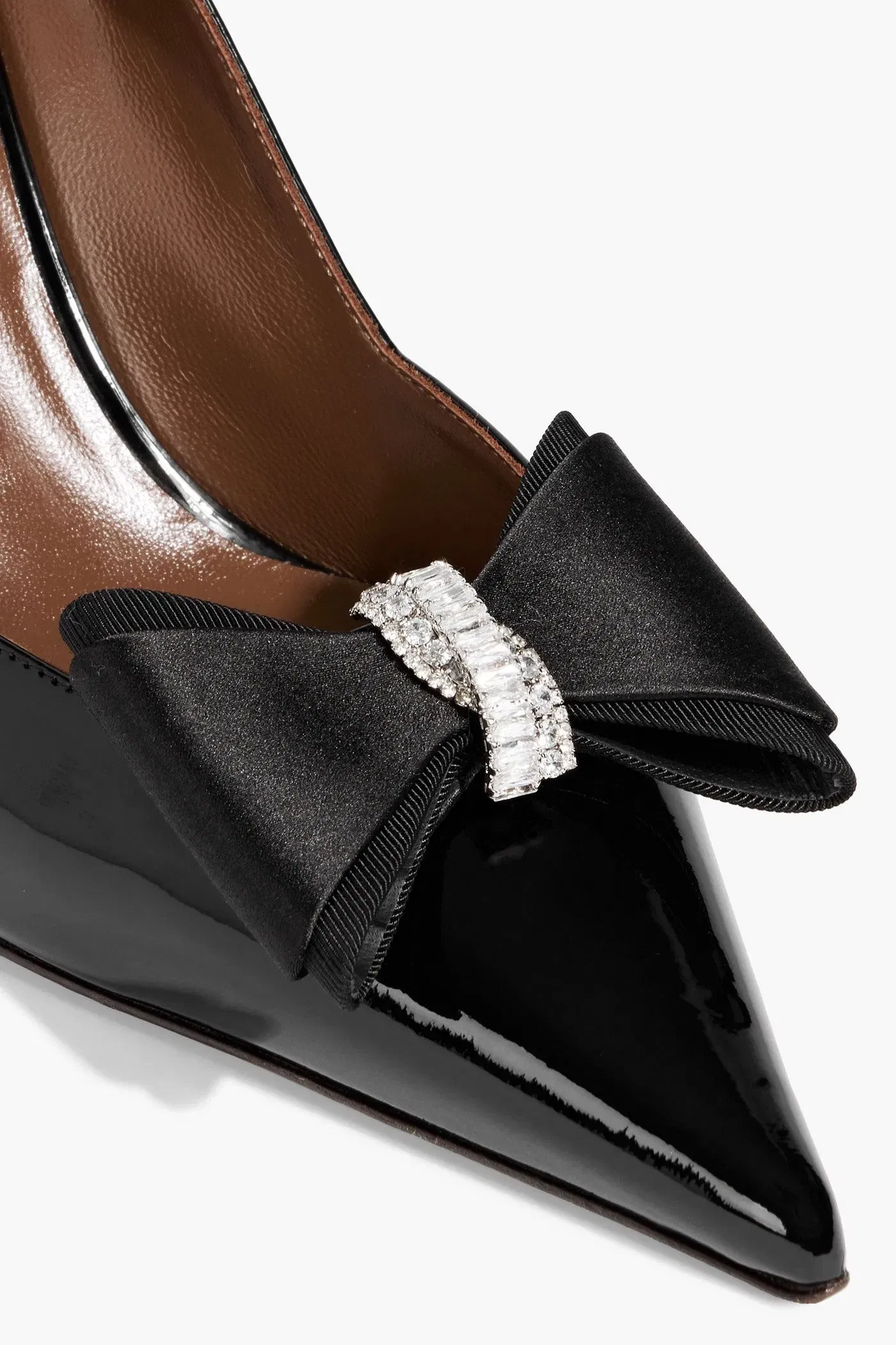 Giuseppe Zanotti Raquel 85 Bow-Detailed Patent-Leather Pumps Black Women's