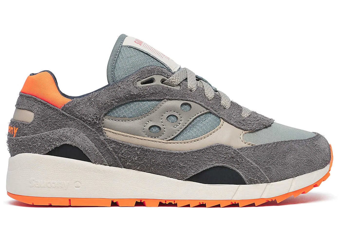 Saucony Shadow 6000 Lux Agave Grey Orange Womens