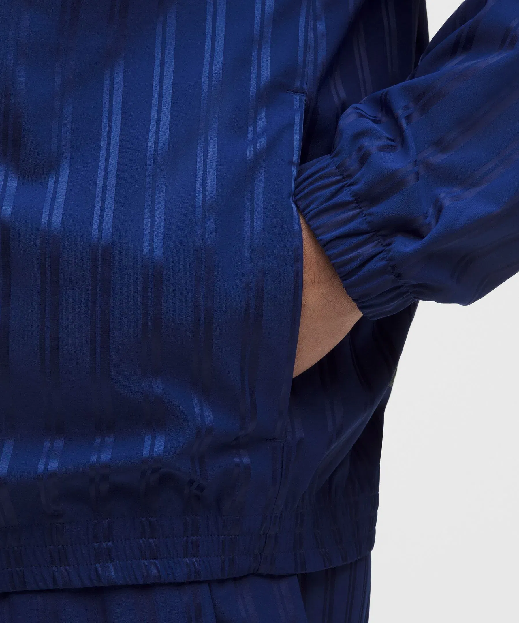 Lululemon Satin Stripe Coaches Jacket