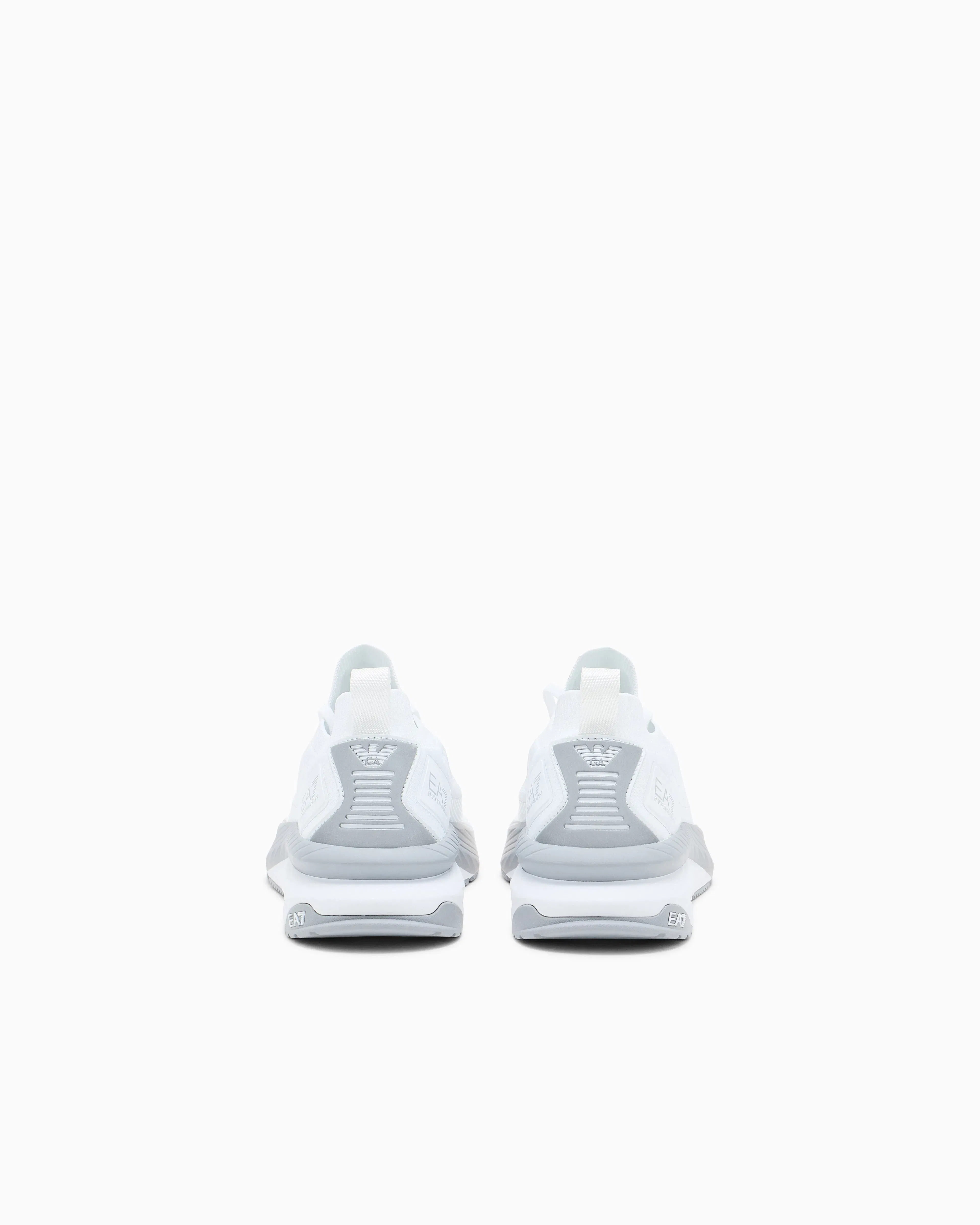 Ea7 Crusher Sonic Knit Sneakers White