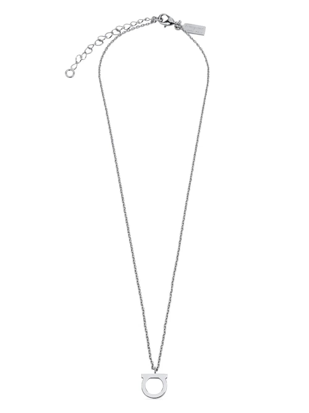 Gancini cable-link necklace