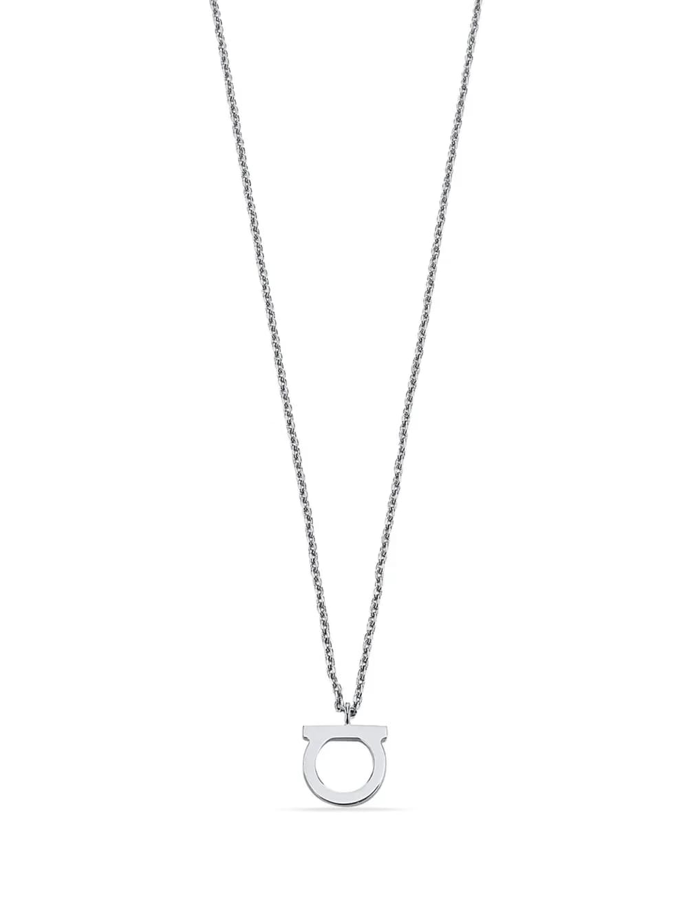 Gancini cable-link necklace