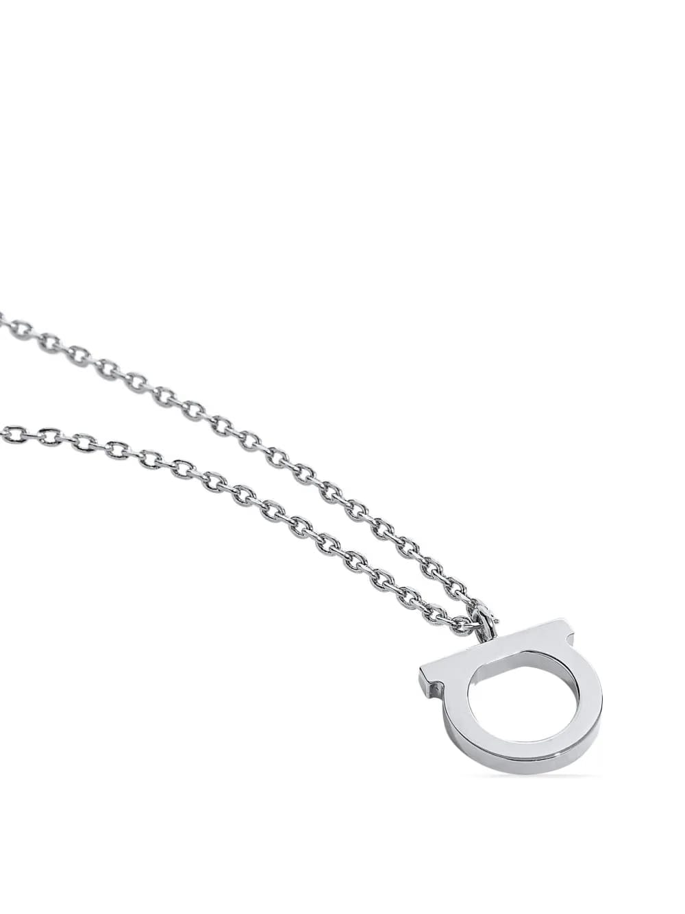 Gancini cable-link necklace