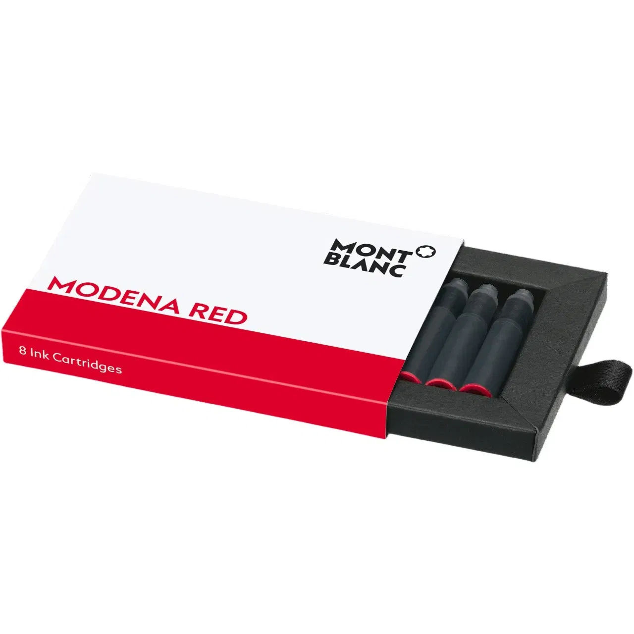 Montblanc Modena Red Ink Cartridges - 8-Unit Package