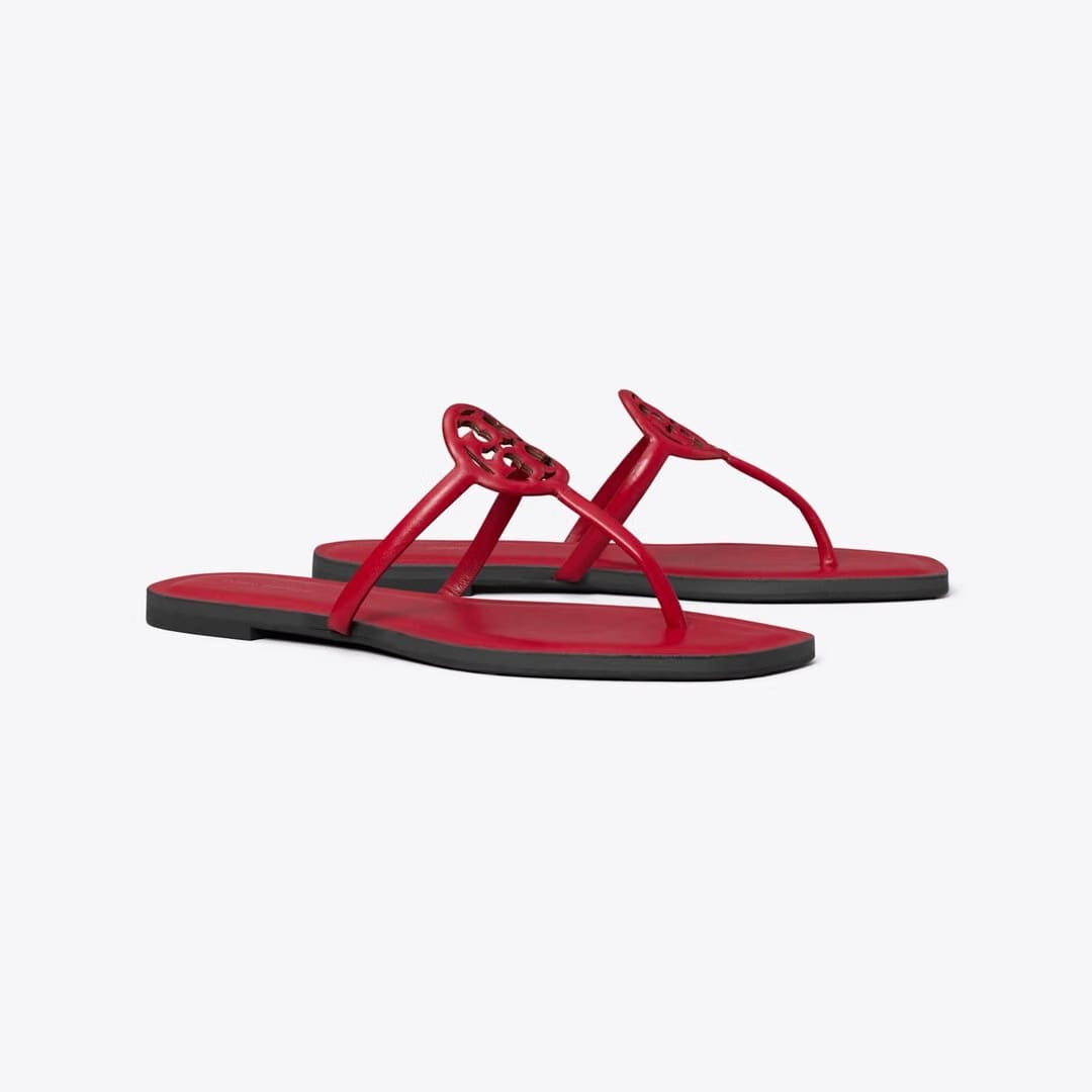Tory Burch Miller Capri Sandal TOUCAN RED