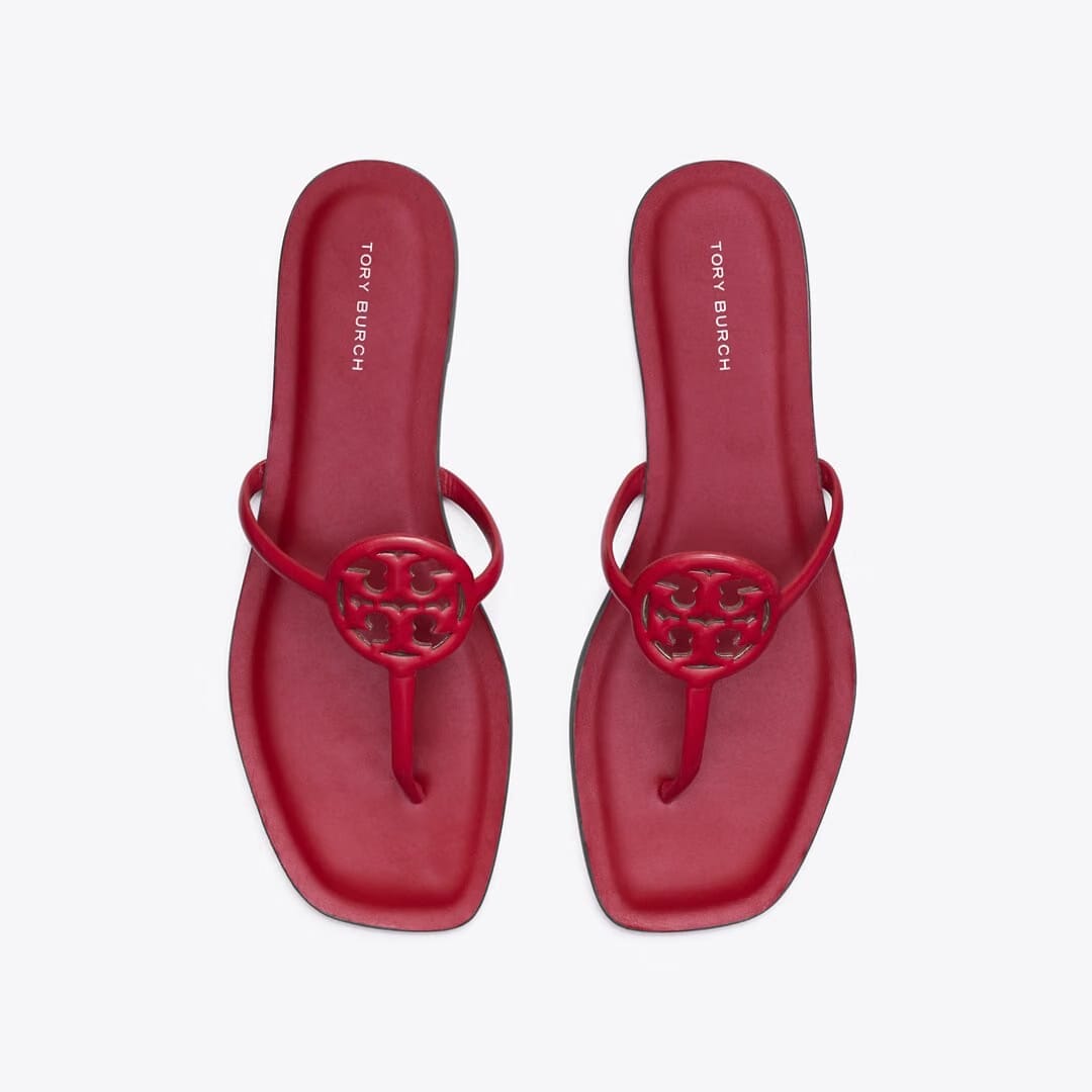 Tory Burch Miller Capri Sandal TOUCAN RED