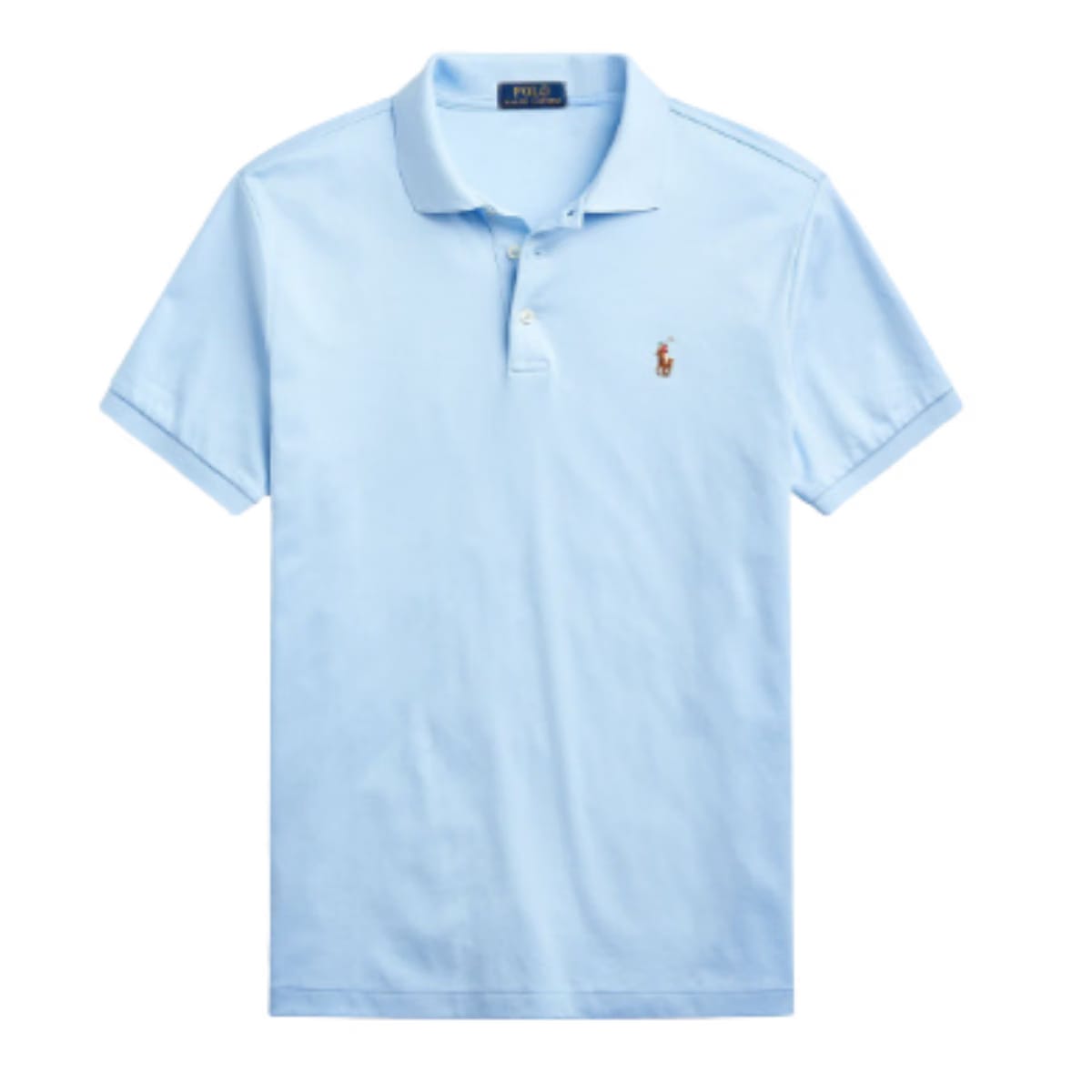 Polo Ralph Lauren Men Brand Logo Polo Collar Slim Fit T-shirt