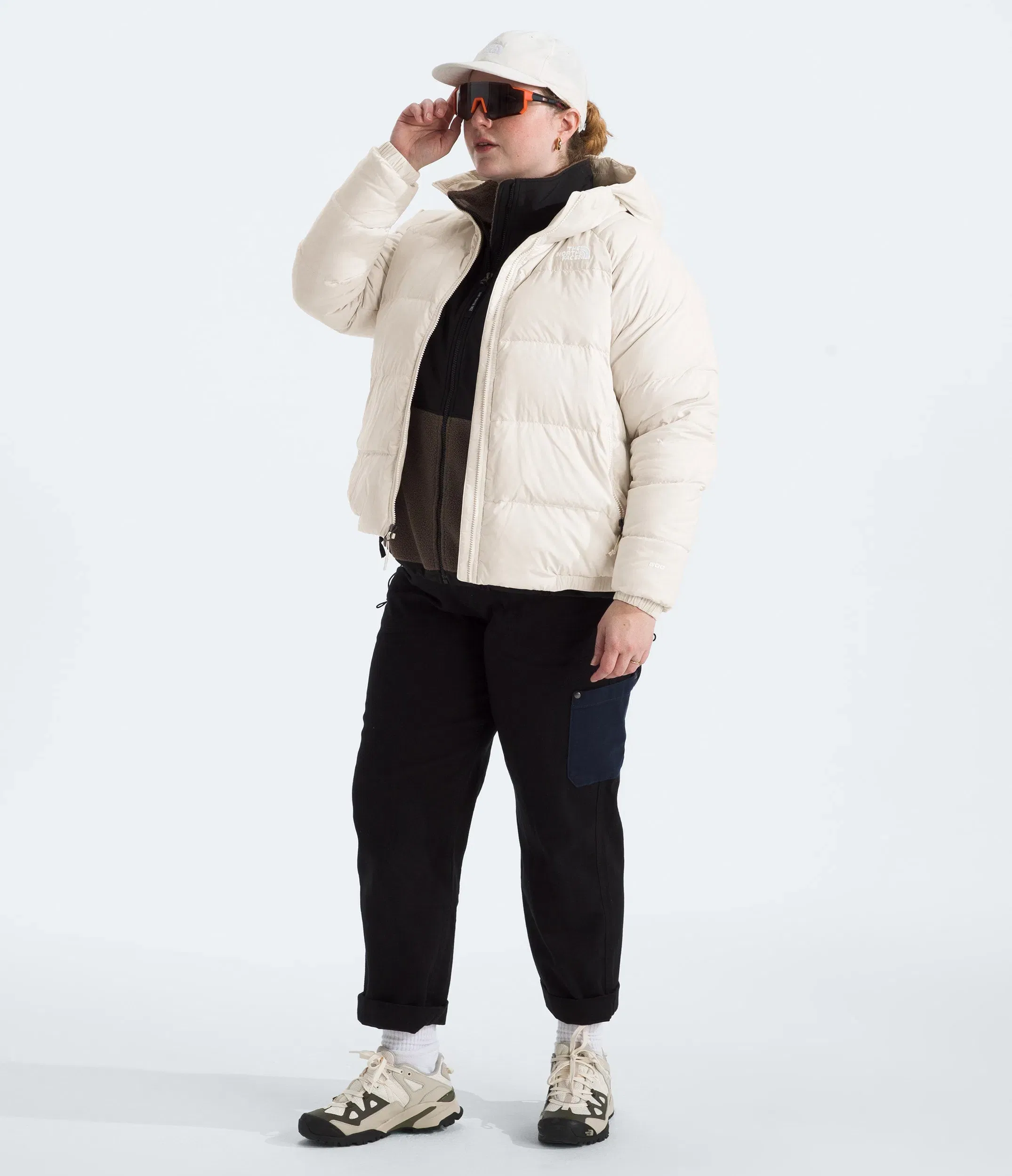 The North Face Women’s Plus Hydrenalite™ Down Hoodie White Dune