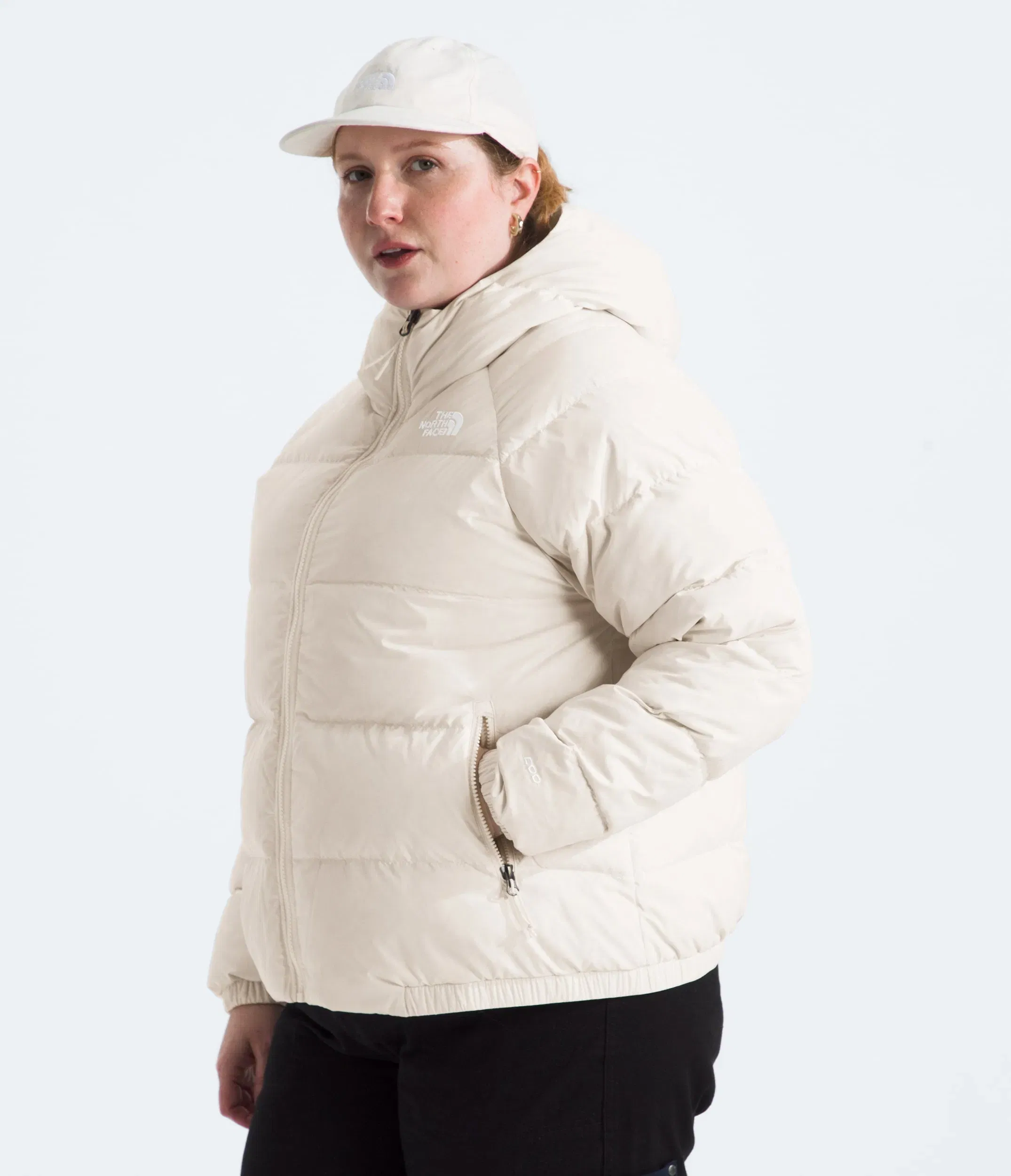 The North Face Women’s Plus Hydrenalite™ Down Hoodie White Dune