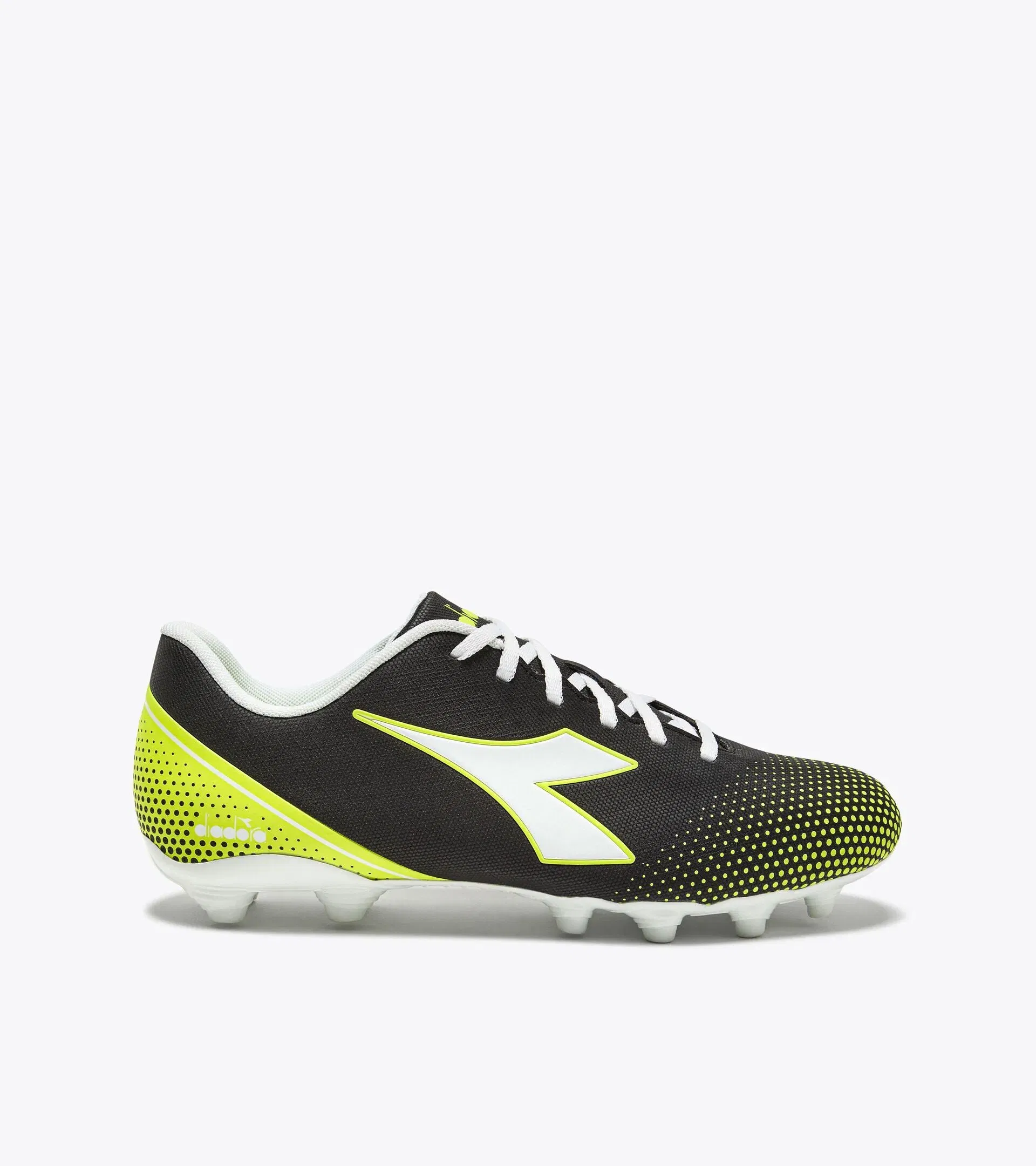 Diadora Pichichi 7 Mg14 Black/White/Yellow Fl Dd