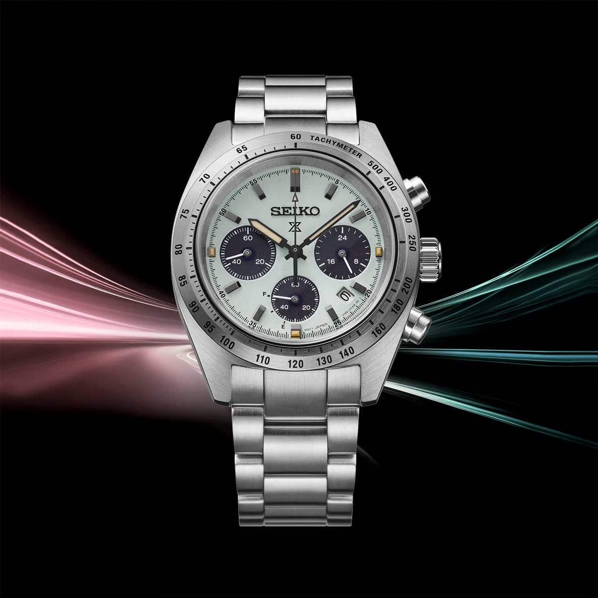 Seiko Prospex Speedtimer In Mint Green - Green - SSC965P1
