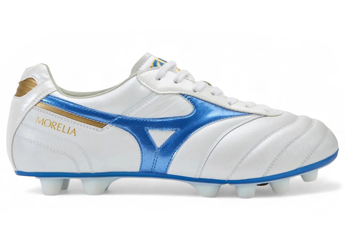 Mizuno Morelia Ii Elite Md White Laser Blue Gold