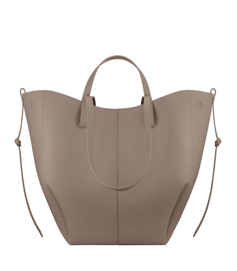 Polene Cyme Tote Textured Taupe