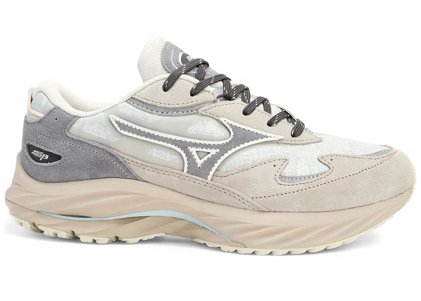 Mizuno Wave Rider Beta Harbor Mist Ultimate Gray Silver Cloud