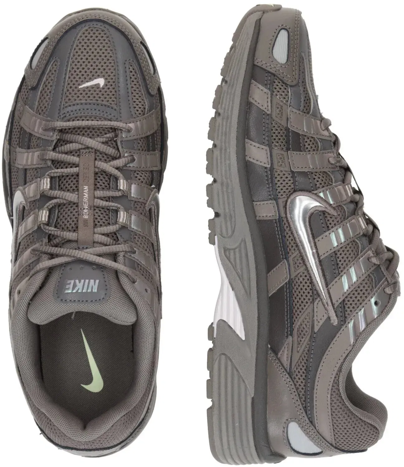 NIKE RUNNING Nike P-6000 Cave Stone Medium Ash Flat Pewter Metallic Silver