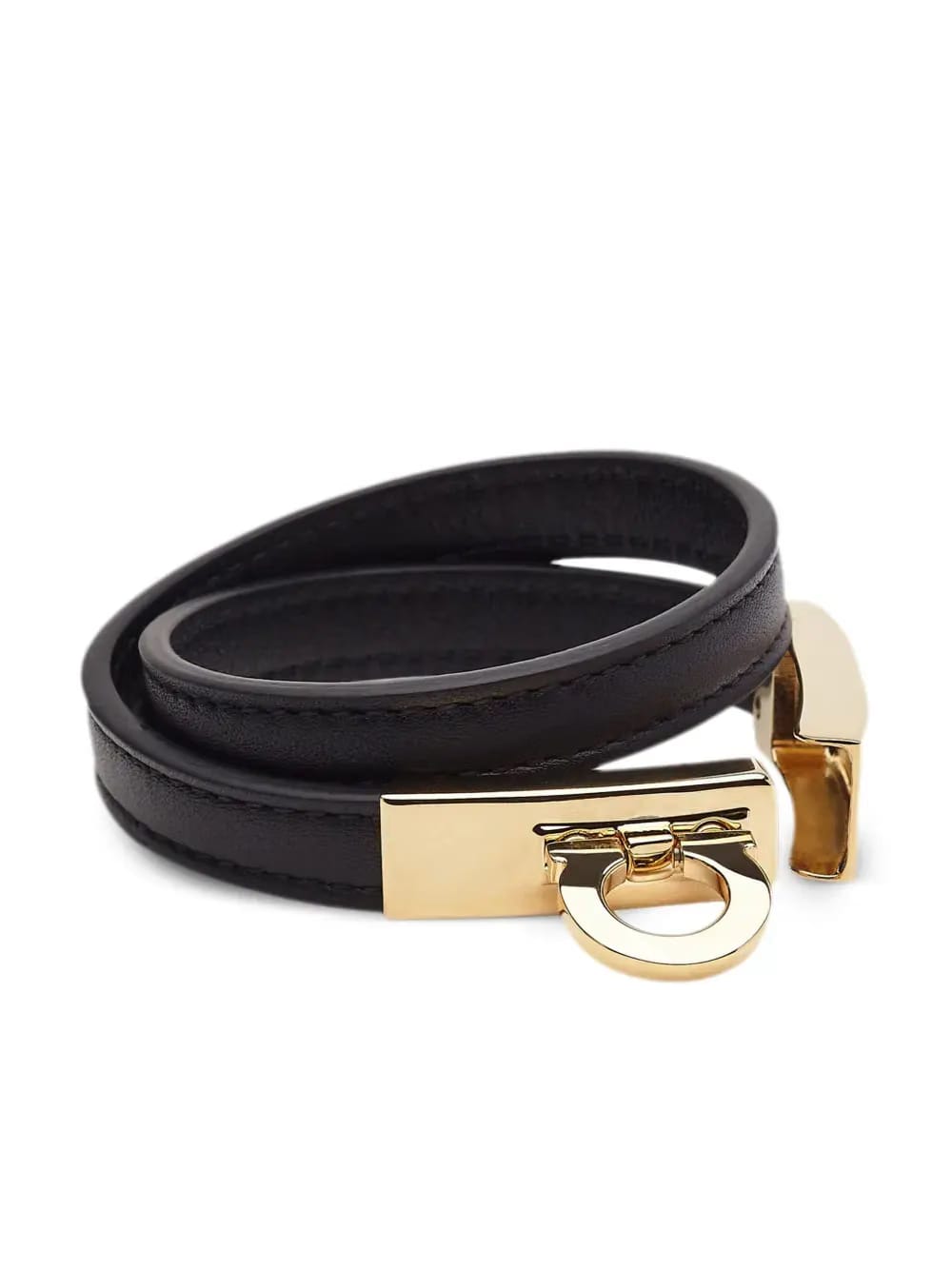 Gancini double twist bracelet