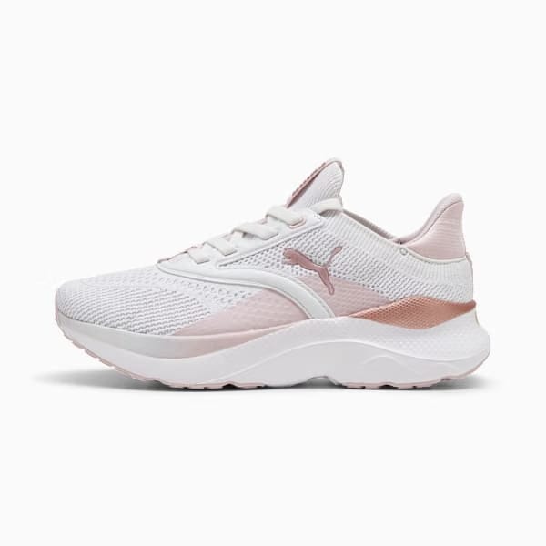Puma Softride Mayve Women'S Running Shoes Feather Gray-Mauve Mist-Rose Gold