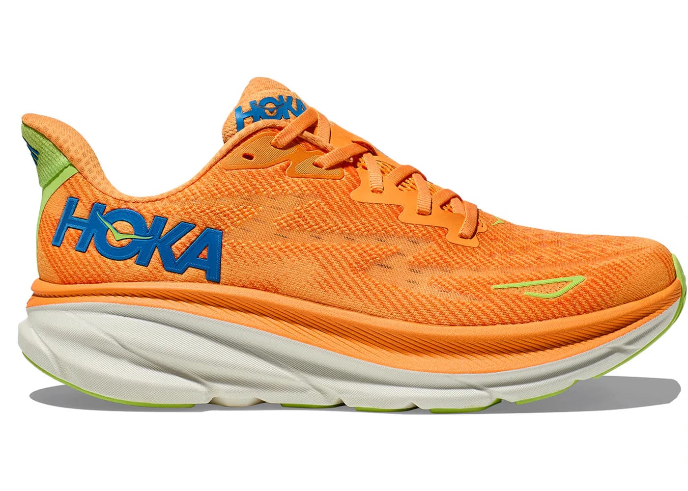 Hoka One One Clifton 9 Solar Flare Lettuce