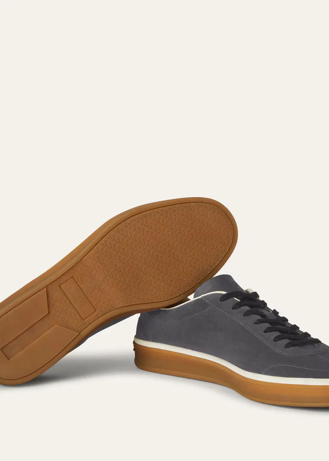 LoroPiana Tennis Walk Sneaker Warm Gray