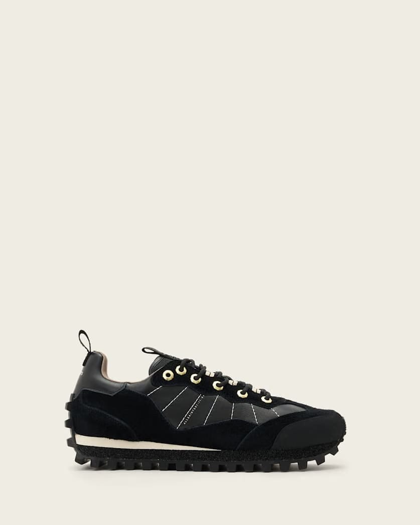 AllSaints Nevis Suede Sneakers Blush White/Black